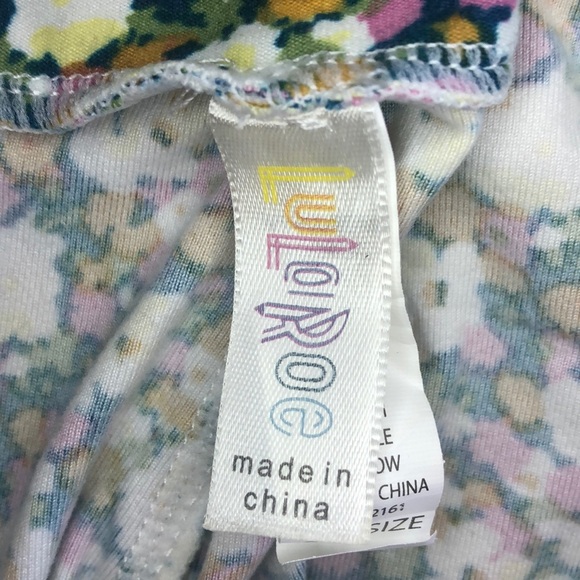 LAST CHANCE -LuLaRoe Floral Leggings - Picture 3 of 3